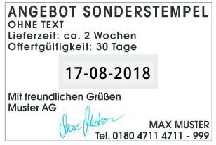 Stempelansicht