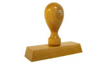 Holzstempel - Rechteck 75x50