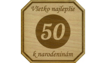 Bierdeckel aus Holz - Brünn