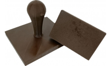 Plastikstempel - Viereck 100x100 mm