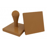 Plastikstempel - Viereck 75x75 mm