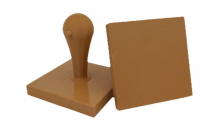 Plastikstempel - Viereck 75x75 mm